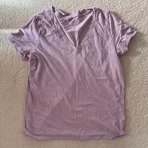 Madewell Lilac Short Sleeve Tee